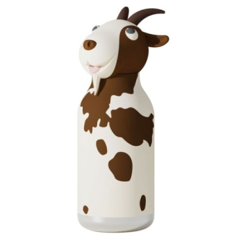 BESTIE-HOLIDAY-FLASCHE - Goat | mit Silikon Trinkhalm und Reinigungsbürste
